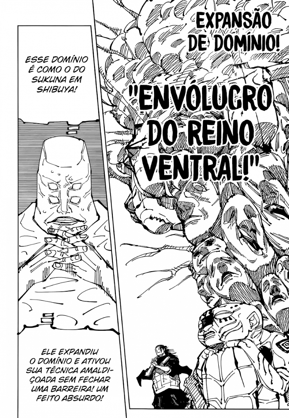 A expansão sem barreira de kenjaku (mostrado um feito absurdo).